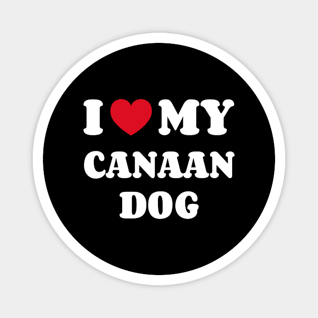 Canaan Dog Magnet by ninarts